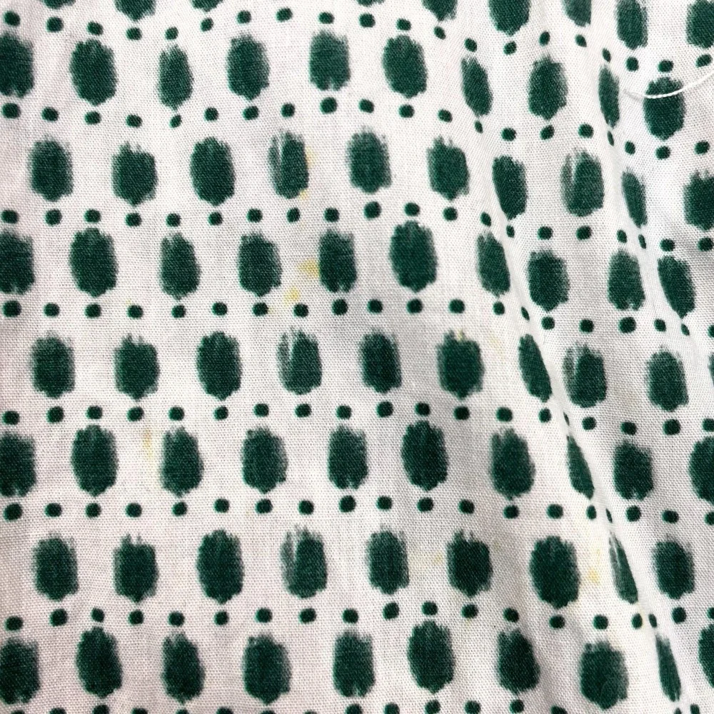 Rodd & Gunn Byron Geo Print Shirt Men XL White Green Cotton Sports Fit Button Up